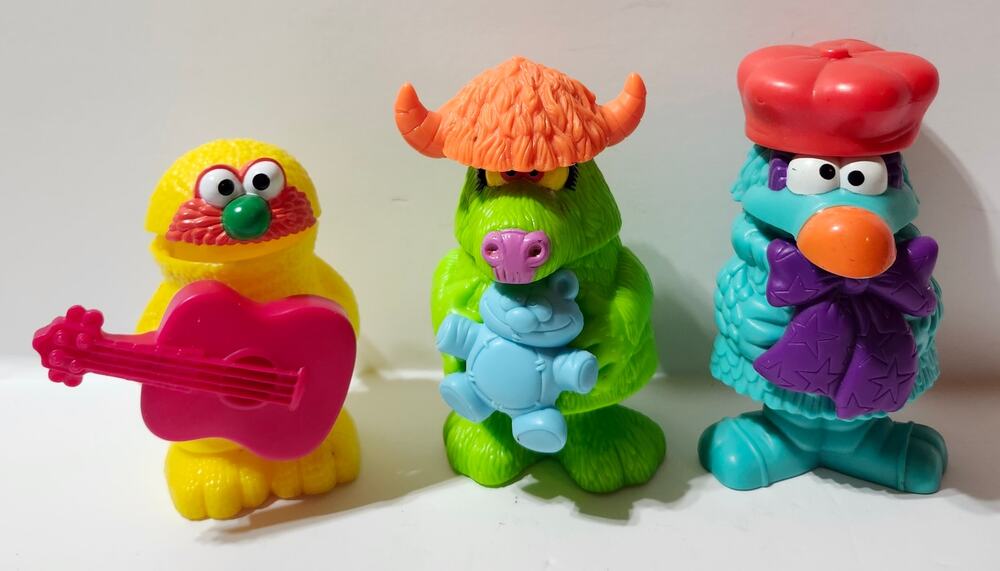 Vintage Jim Henson Muppet Workshop McDonald's Happy Meal Toys Lot 3 Accessories